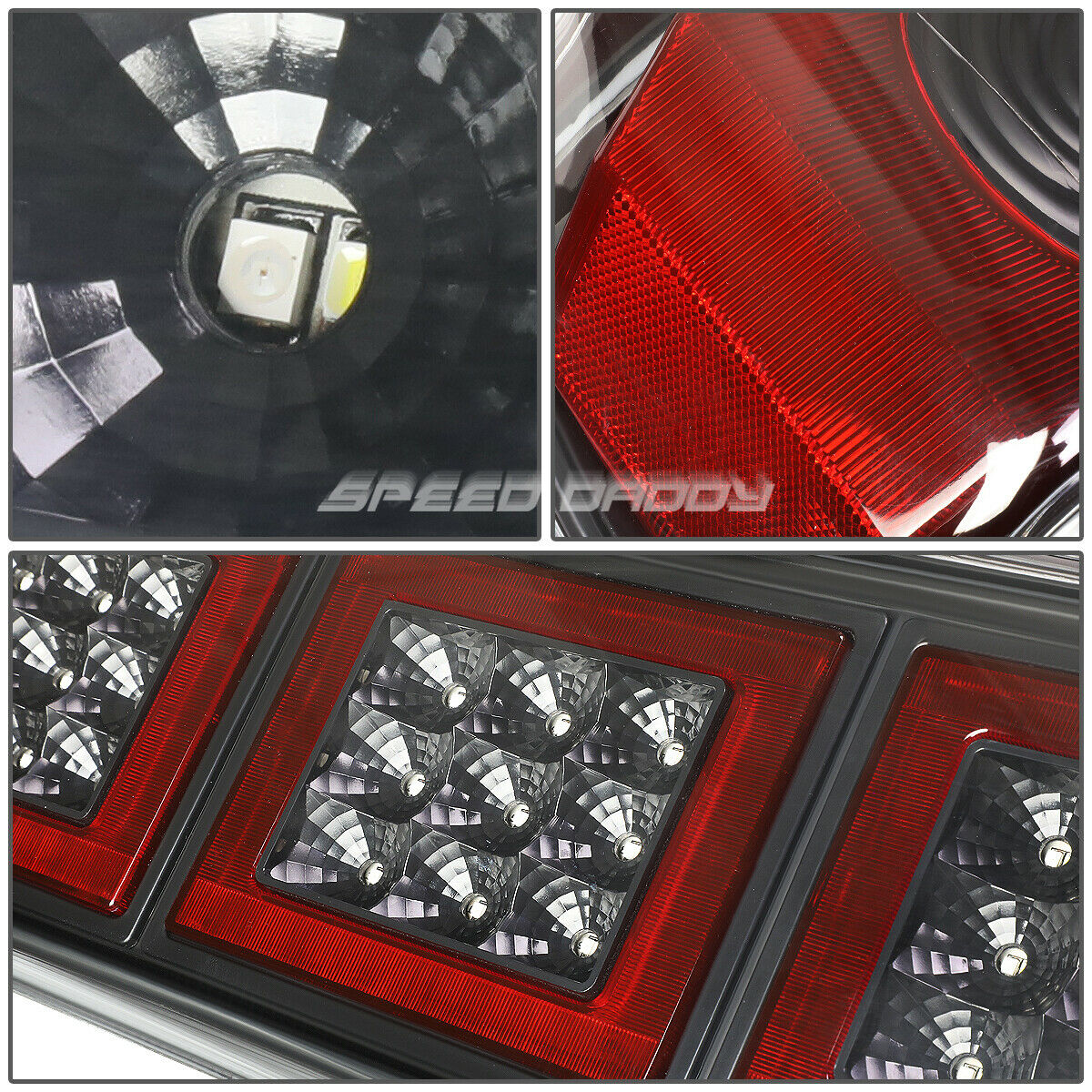 Luces Traseras Led Ford Mustang 1987-1993 Fondo Negro Eurost