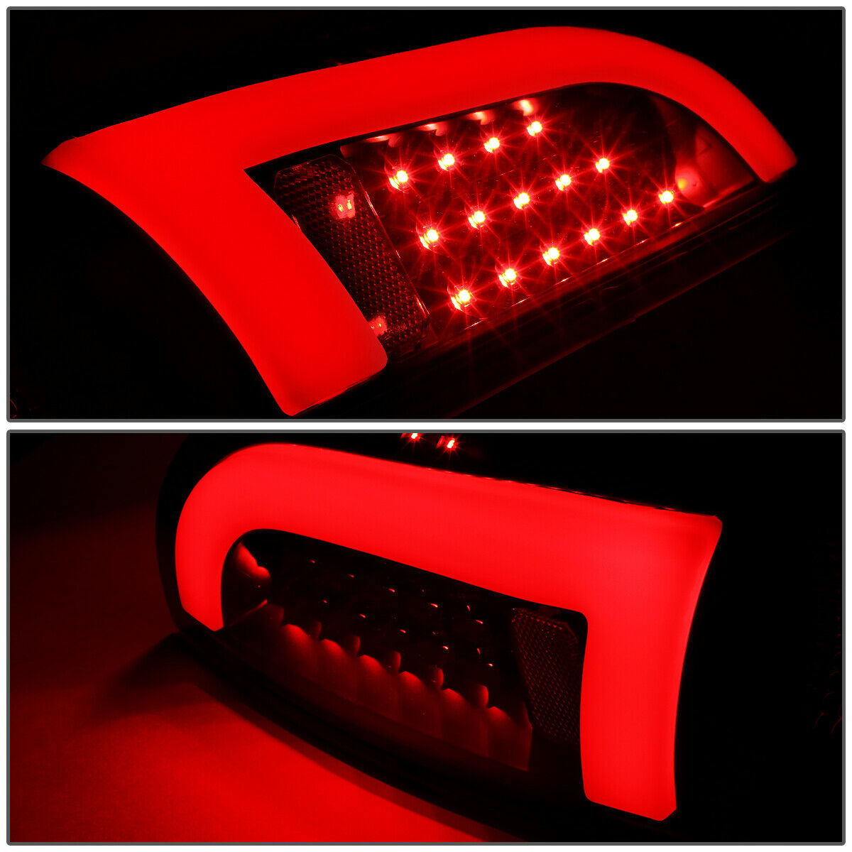 Luces Traseras 3d Tube Led Toyota Tacoma 2005-2015 Fondo Negro