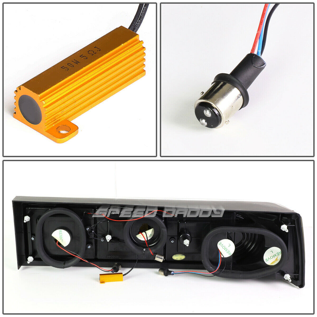 Luces Traseras Led Ford Mustang 1987-1993 Fondo Negro Eurost