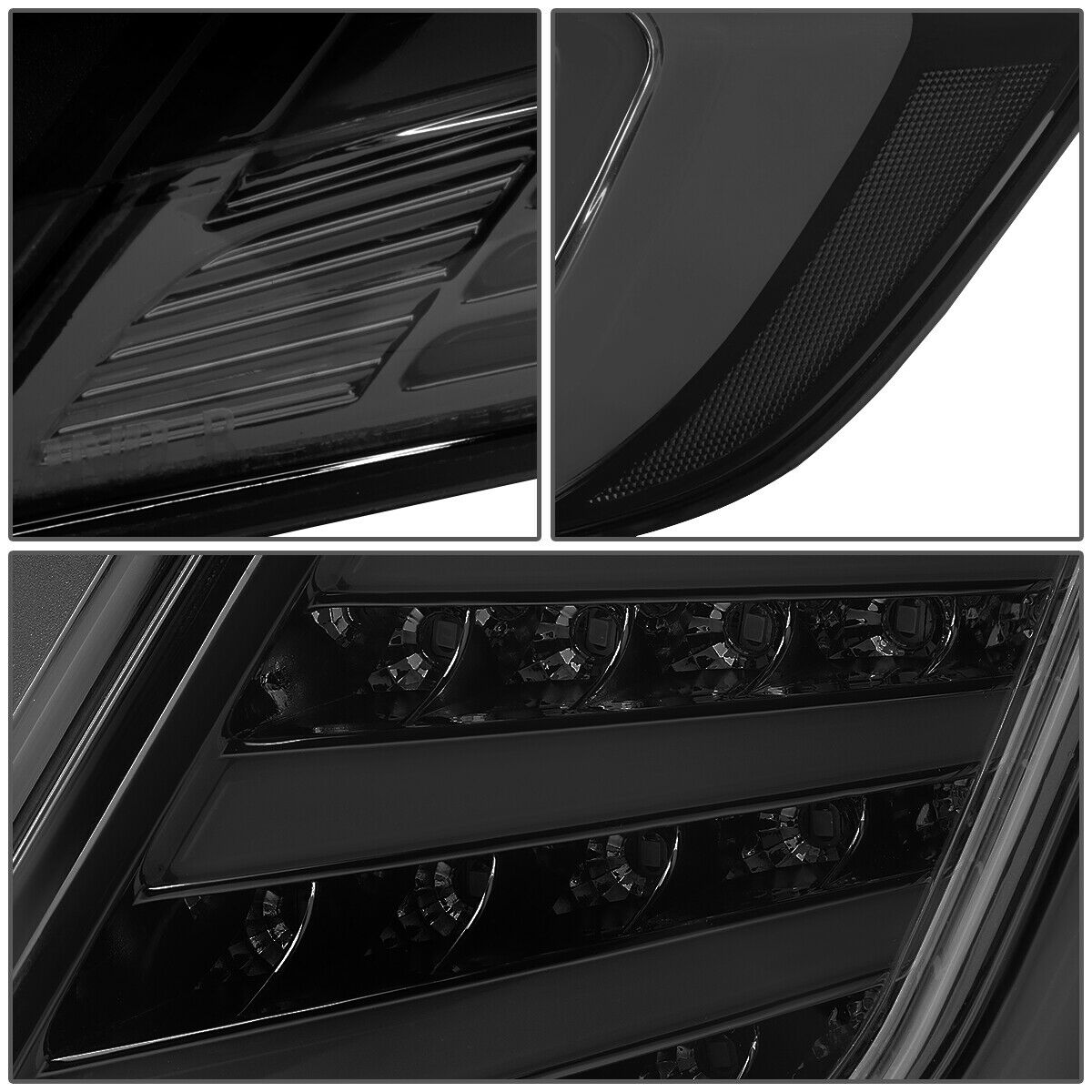 Luces Traseras Led 3d Honda Civic 2016-2018 4p Fondo Humo