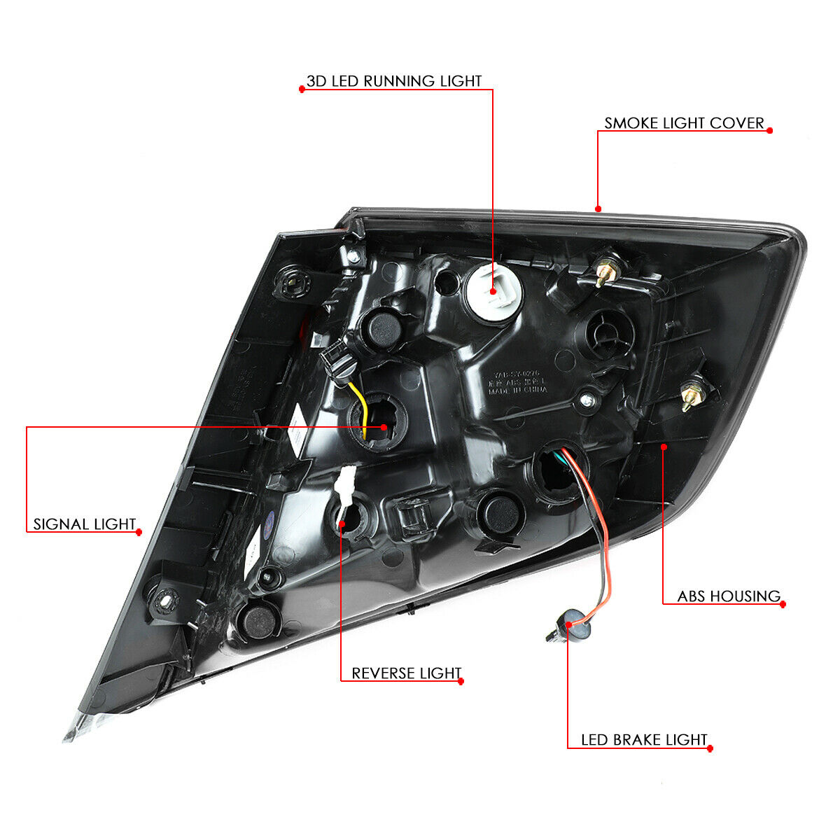 Luces Traseras Led 3d Honda Civic 2016-2018 4p Fondo Humo