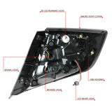 Luces Traseras Led 3d Honda Civic 2016-2018 4p Fondo Humo