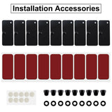 Set Louvers 1, Quartos 2, Challenger 2008-2019 Negro Mate Persiana
