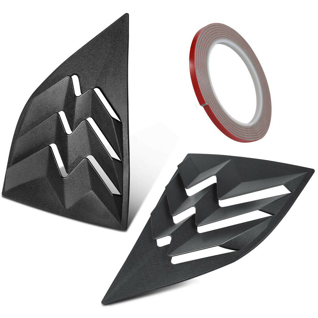 Set Louvers 1, Quartos 2, Challenger 2008-2019 Negro Mate Persiana
