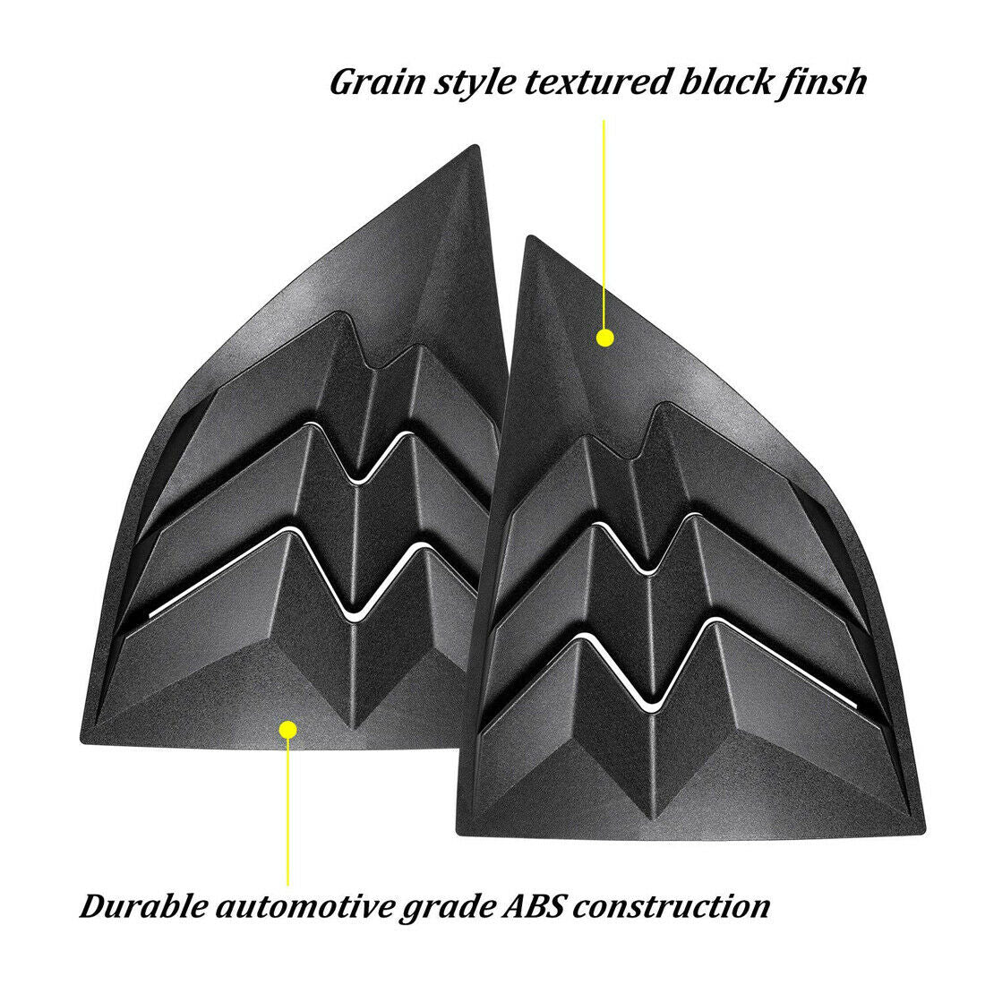 Set Louvers 1, Quartos 2, Challenger 2008-2019 Negro Mate Persiana