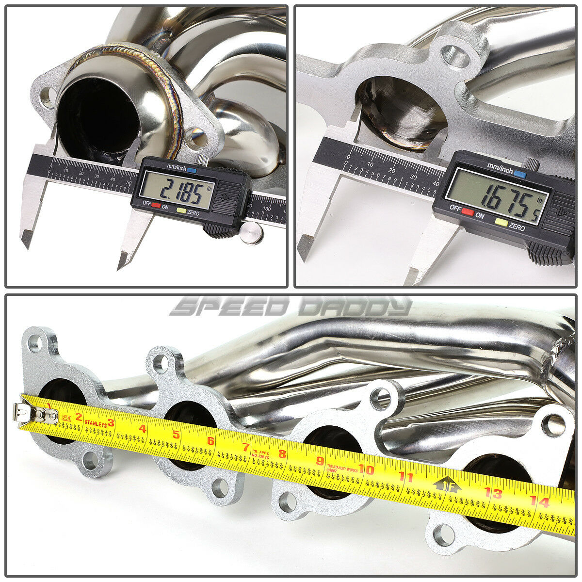 Headers 2011-2014 Ford F150 5.0 Lariat Acero Inoxidable 4 A 1
