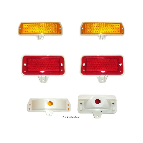 FORD MUSTANG 1971-1972 KIT-LUCES LATERALESDE SALPICADERAS FRONTALES Y TRASERAS