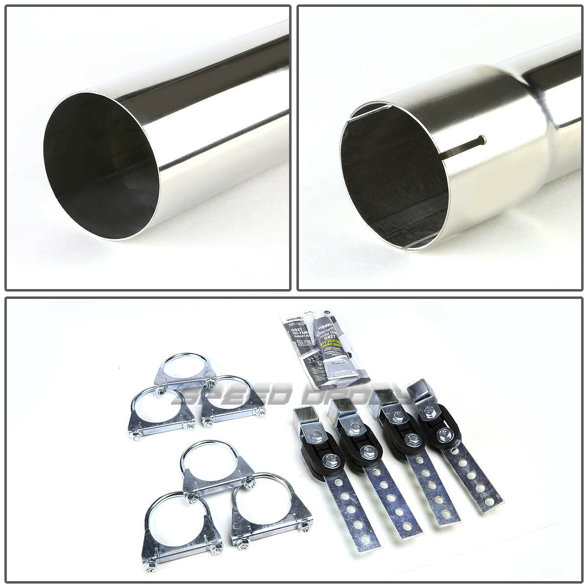 Sistema Mofle Completo 2004-2008 F150 V8 Dual 3.5  Colilla.3.5''