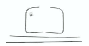 Ford Pick up 1956 Moldura de Ventana Trasera-Medallon Aluminio Pulido VENTANA GRANDE