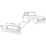 KIT COMPLETO 1957-1958-1959-1960 FORD F100 PICKUP TRUCK-PISOS DELANTEROS,SOPORTES,ESCALONES Y TABLERO DE ESCALON