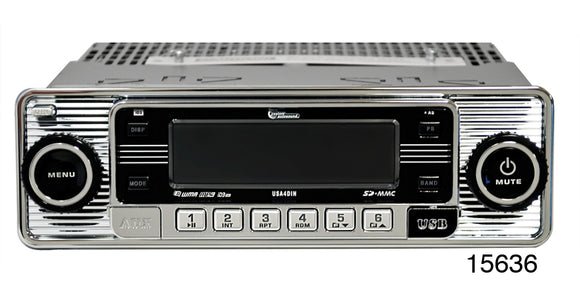 Estereo Autosound chevrolet bel air 1955-1957  USA-4DIN, AM / FM / CD 12V