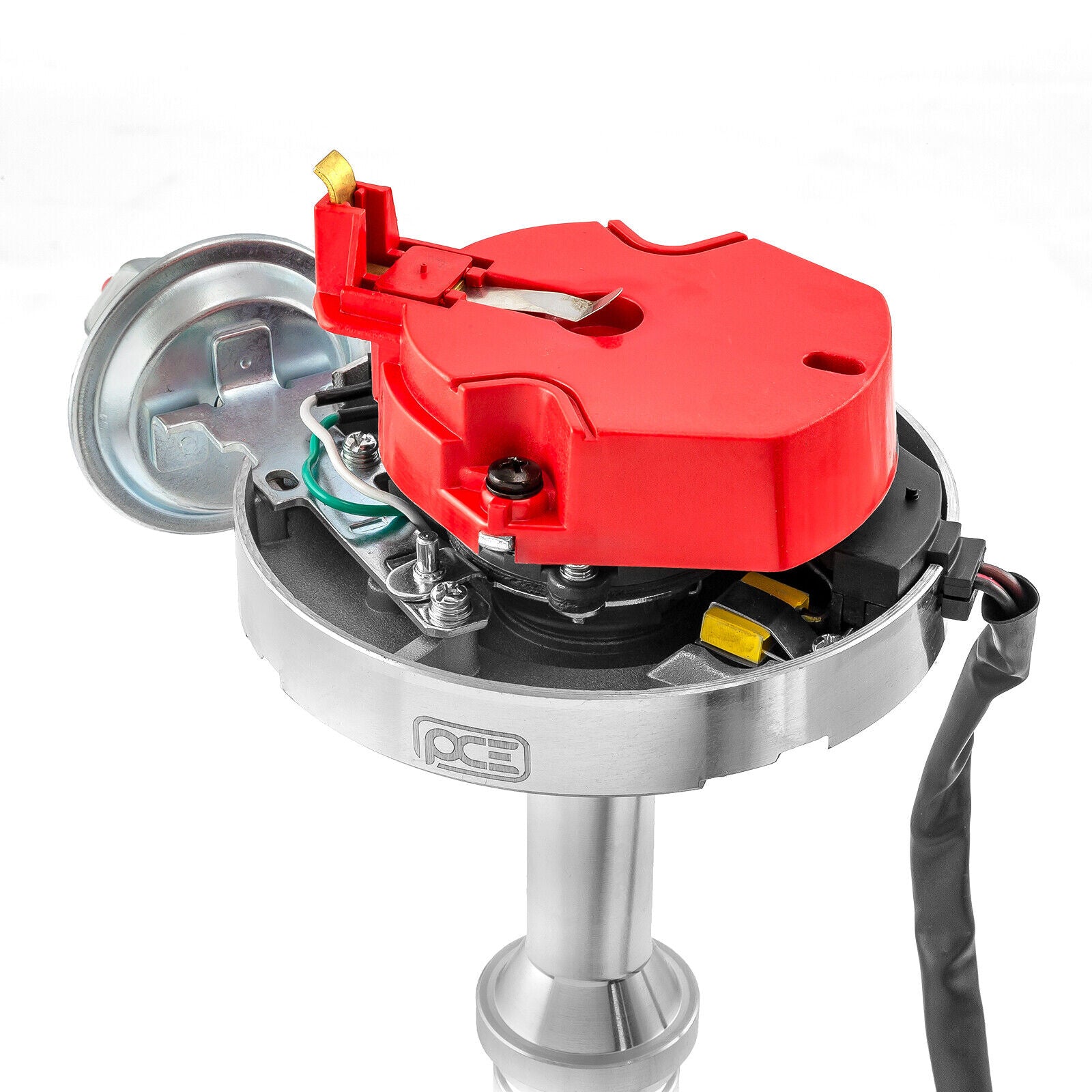 Ford 289 302 Windsor 65K Coil Thunder HEI Distribuidor con cables de bujía de 10,5 mm Ford 289-302,