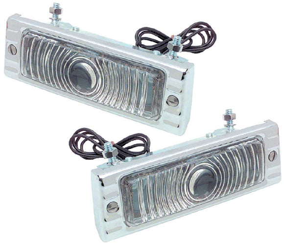Chevrolet 47-53 Pickup Truck Cuartos Delanteros Completos Clear PAR 2 Piezas 12-VOLT