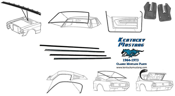 Mustang Kit Empaques Fastback 1964 1965 1966