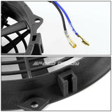 Enfriador 12'' Ventilador de Radiador de Auto Universal Kit,ROJO y AZUL