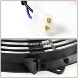 Enfriador 16"  Ventilador De Radiador De Auto Universal Kit,ROJO y AZUL