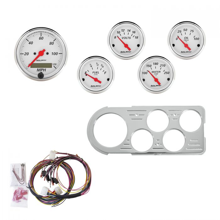 KIT COMPLETO DE INSTRUMENTOS-TABLERO PARA FORD 1948-1950 PICKUP VELOCIMETRO ELECTRICO